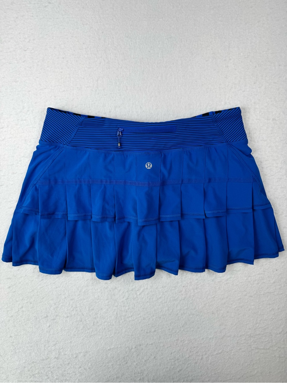 Lululemon Pace Setter Blue Ruffle Athletic Skort Size 8